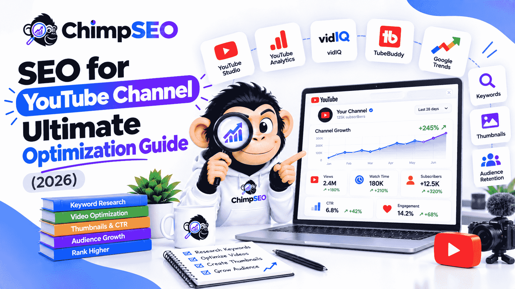 SEO for YouTube Channel: Ultimate Optimization Guide (2026) - Featured Image